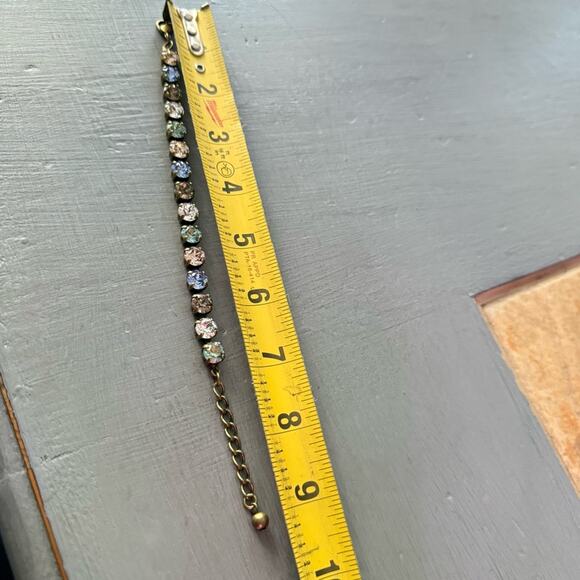 Sabika LIKE Brass Tone Tennis Bracelet - Picture 4 of 7